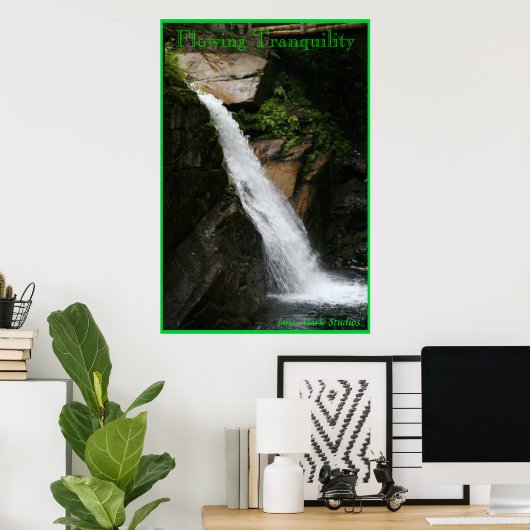 流れる静寂 ポスター (ホームオフィス)