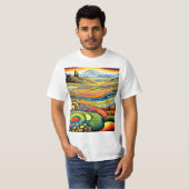 流れる風景 Tシャツ (正面フル)