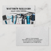 流れる髪 | サロンツール 予約カード (正面/裏面)