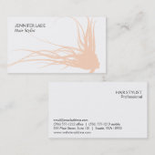 流れる髪（ビスク） 名刺 (正面/裏面)