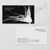 流れる髪 名刺 (正面/裏面)