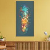 流れる キャンバスプリント (インサイチュ (リビング))