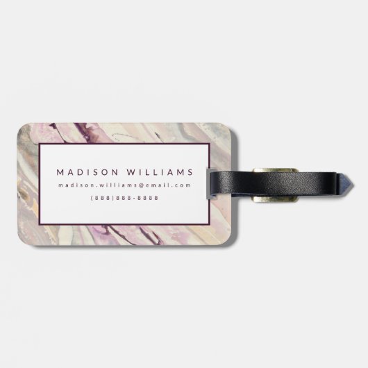 流れるI ラゲッジタグ (裏面横)