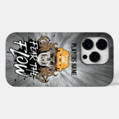 流れを恐れる(ホッケーヘア)ケースメイトiPhoneケース Case-Mate iPhoneケース (裏面 (横))