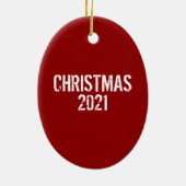 流れを恐れる(ホッケーヘア) セラミックオーナメント (裏面)