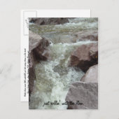 流れを用いるちょうどrollin 案内ポストカード (正面/裏面)