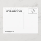 流れを用いるちょうどrollin 案内ポストカード (裏面)