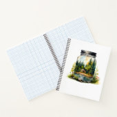 流れを見よ、ガラス瓶の中の家 ノートブック (内部)