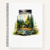 流れを見よ、ガラス瓶の中の家 ノートブック (正面)