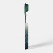 流れオーガニックと輪郭_の電話ケース iPhoneケース (左側面)