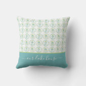 流れリラックスと一緒に行く時カスタム間 クッション (裏面)