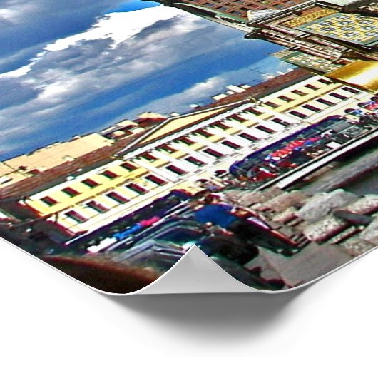 流れ出た血の教会 ポスター (角)