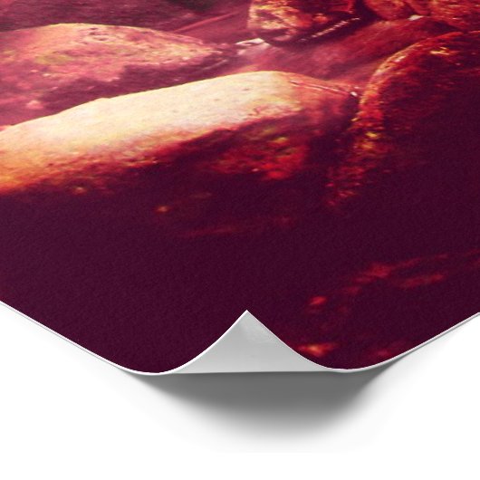 流れ川に沿う ポスター (角)