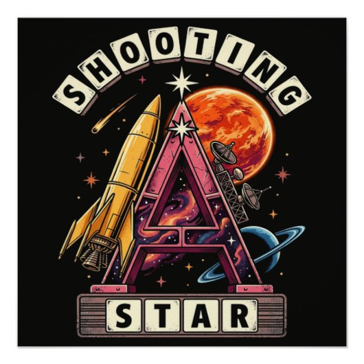 流れ星宇宙 ポスター (正面)