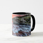 流れ流れ秋 | Glacier National Park Montana マグカップ (正面右)