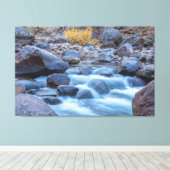 流れ流れ キャンバスプリント (インサイチュ (ウッドフロア))