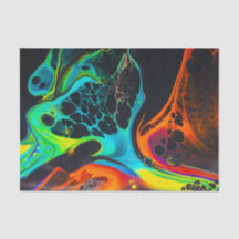 流れ絵を描る抽象芸術、デコページ、バッグ詰め