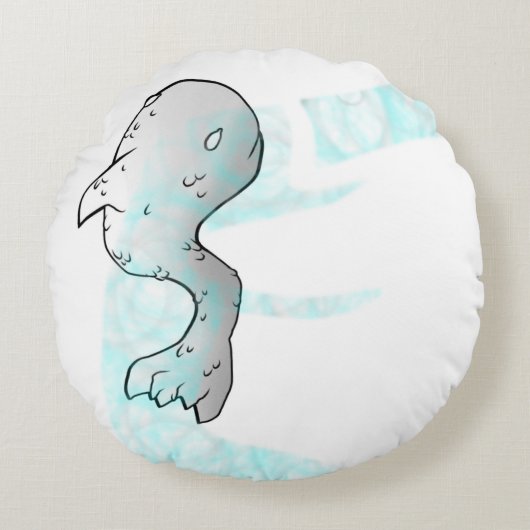 流れ賛美色2 ラウンドクッション (正面)