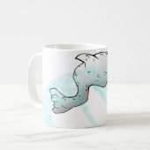 流れ賛美色 コーヒーマグカップ (正面左)