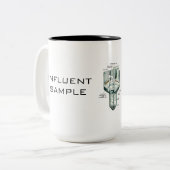 流れ込んだサンプル ツートーンマグカップ (正面左)