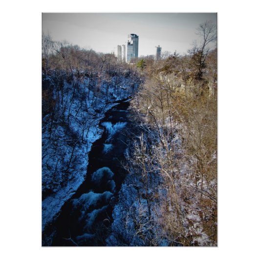 「流れ遠くに!」 フォトプリント            (正面)