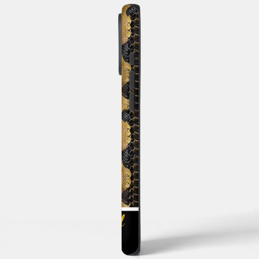 流れ鮮やかる蛇皮の模様 Case-Mate iPhoneケース (裏面 / 左)