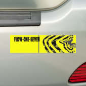 流れ1 7 バンパーステッカー (車上)