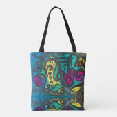 「流れ」のトートはと合っています トートバッグ (裏面)