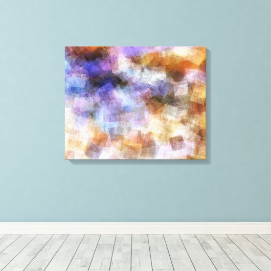 流れ キャンバスプリント (インサイチュ (ウッドフロア))