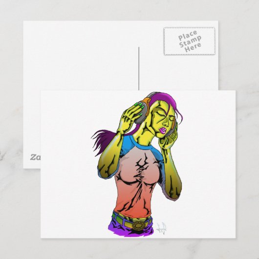 流れ ポストカード (正面/裏面)