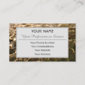 流エレガント流デザインの澄ん名刺 名刺 (裏面)