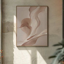 「流オーガニック流」 |ダイナミック型枠アート ポスター