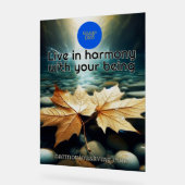 流パーソナライズされた離れの上の アクリルサイン (傾斜)