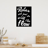 流リラックスれに従え ポスター (キッチン)