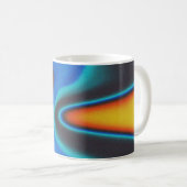 流体およびイン鮮やかク流クラシックマグカップ コーヒーマグカップ (正面右)
