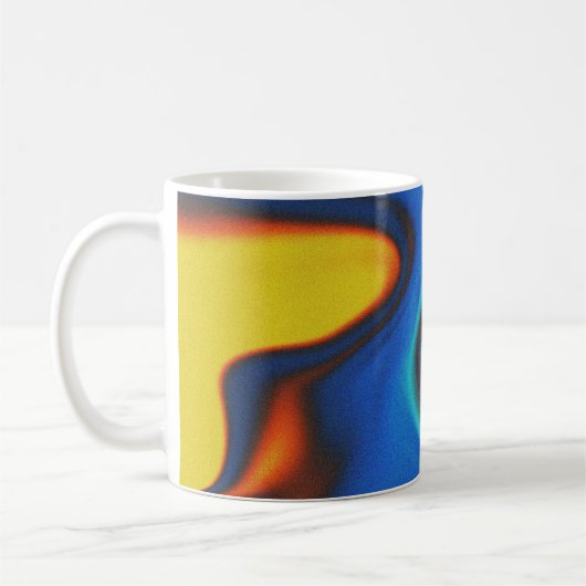流体およびイン鮮やかク流クラシックマグカップ コーヒーマグカップ (左)