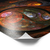 流体つながり抽象芸術アートフォトプリント フォトプリント            (角)