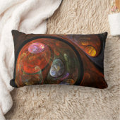 流体つながり抽象芸術アートランバーピロー ランバークッション (ブランケット)