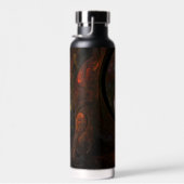 流体つながり抽象芸術アート ウォーターボトル (右面)