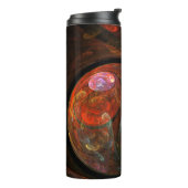 流体つながり抽象芸術アート タンブラー (回転左)