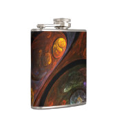 流体つながり抽象芸術アート フラスク (右)