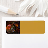 流体つながり抽象芸術アート ラベル (インサイチュ)