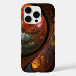 流体つながり抽象芸術アート iPhone 16 PROケース
