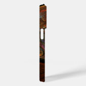 流体つながり抽象芸術アート Case-Mate iPhoneケース (裏面 / 右)