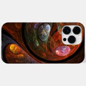 流体つながり抽象芸術アート Case-Mate iPhoneケース (裏面 (横))