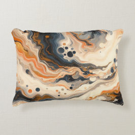 流体の融合：暖かさが涼しさを感じる場所 アクセントクッション