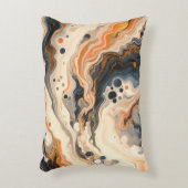 流体の融合：暖かさが涼しさを感じる場所 アクセントクッション (正面(垂直))