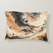 流体の融合：暖かさが涼しさを感じる場所 アクセントクッション (裏面)