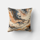 流体の融合：暖かさが涼しさを感じる場所 クッション (裏面)