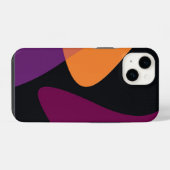 流体カラフルケース iPhoneケース (裏面横)